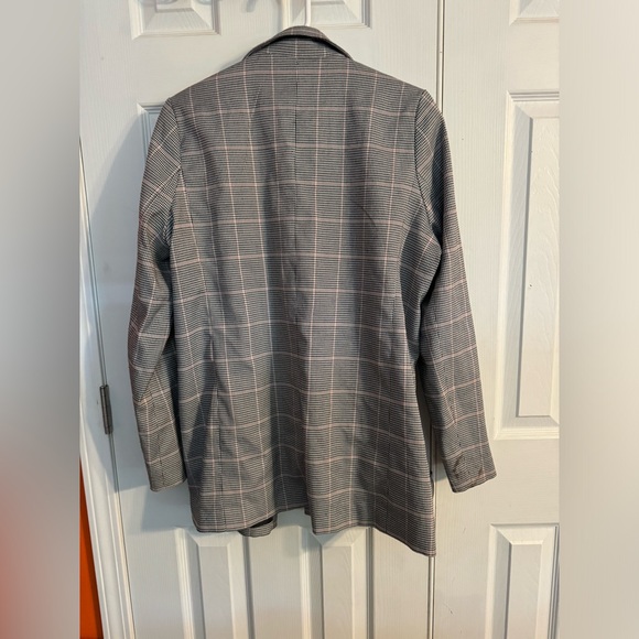 PLAID BLACK BLAZER - Picture 4 of 10